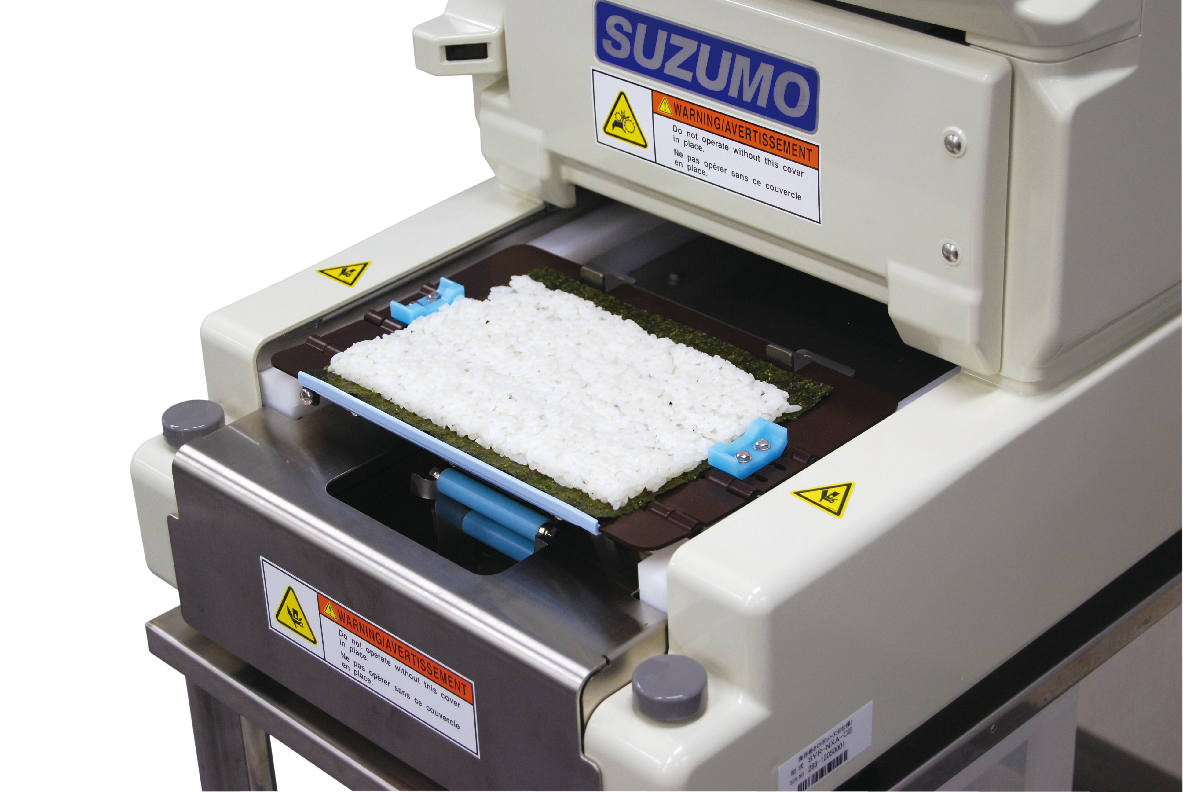 【便利】SUZUMO 鈴茂　海苔巻きロボット　SVR-NNV 専用台無料付 海外仕様】のり巻きロボット SVR-NXA｜鈴茂器工
