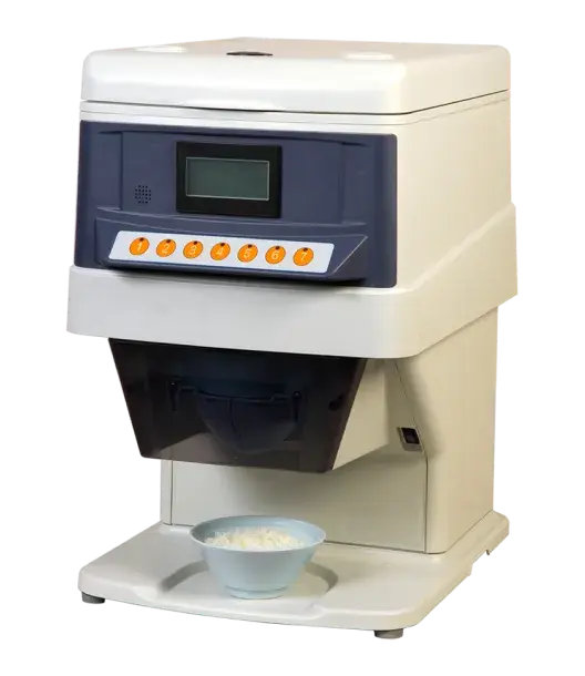 鈴茂器工株式会社 SUZUMO Fwarica ふわりか シャリ弁ロボ ご飯盛り付け機 GST-HMA-TB 2016年製 店舗 業務用 厨房機器　/T21 ご飯盛付けロボット Fuwarica｜鈴茂器工株式会社