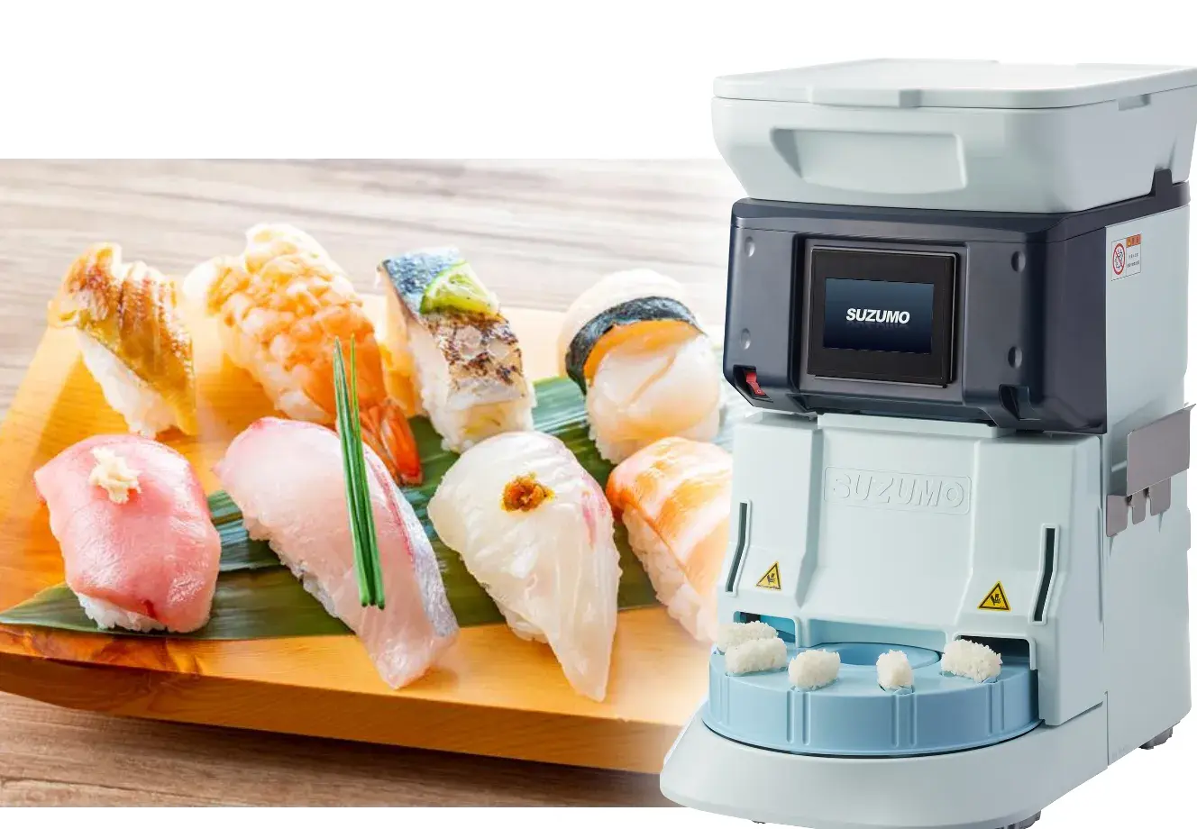 寿司ロボット｜鈴茂器工株式会社